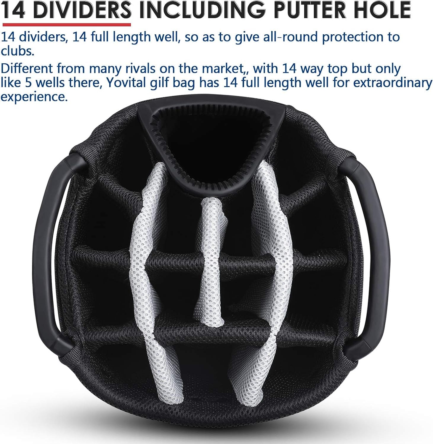 Elevate Your Game with the  14 Way Golf Cart Bag – Stylish, Functional & Ready for Any Weather! 🏌️‍♂️⛳️ #GolfStyle #