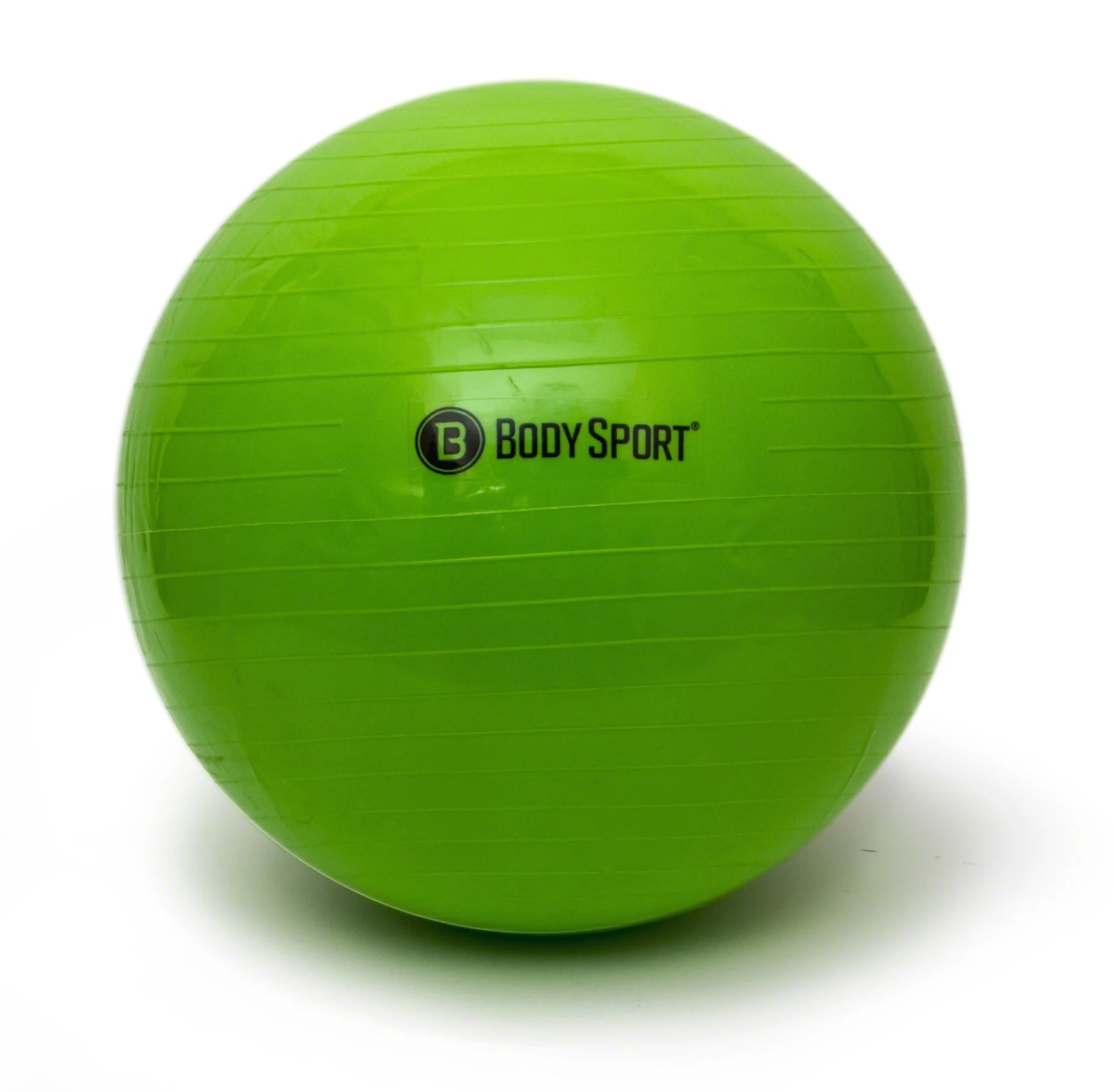 Green Fitness Ball (55 Cm), Pump & Exercise Guide Included