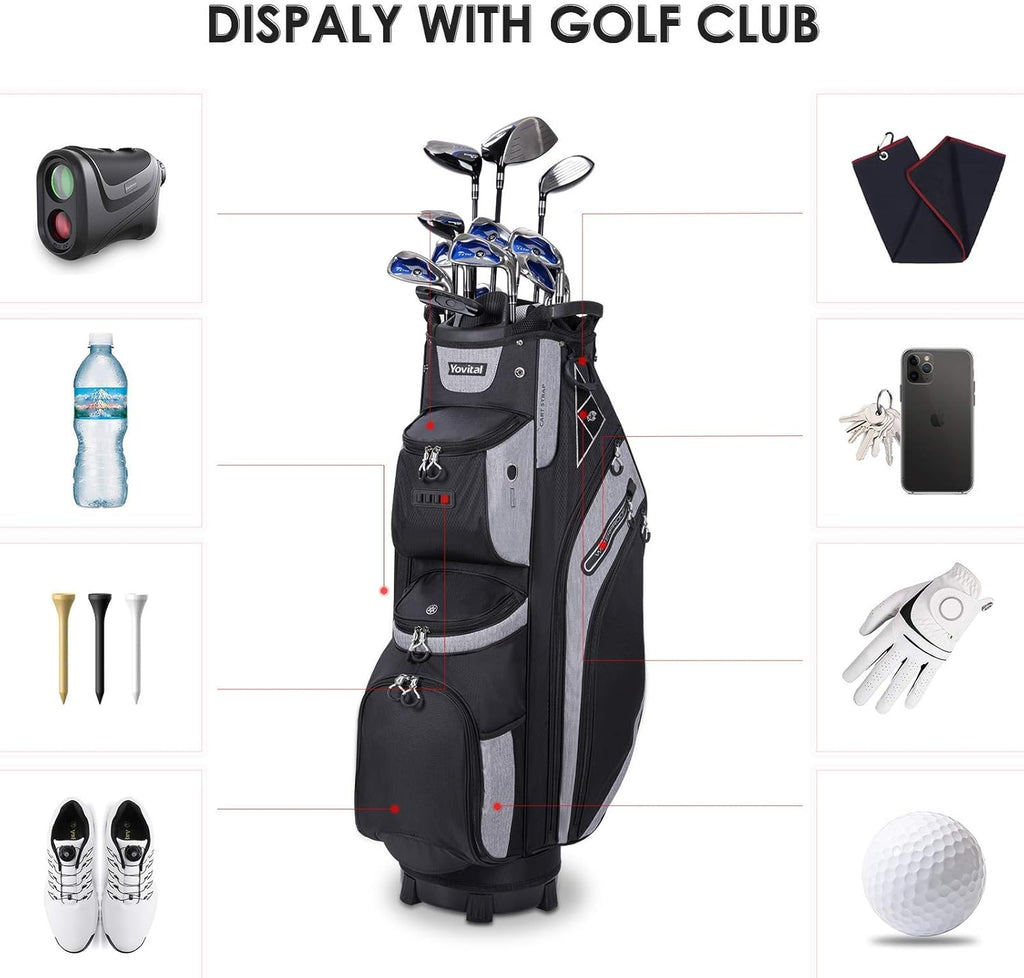Elevate Your Game with the  14 Way Golf Cart Bag – Stylish, Functional & Ready for Any Weather! 🏌️‍♂️⛳️ #GolfStyle #